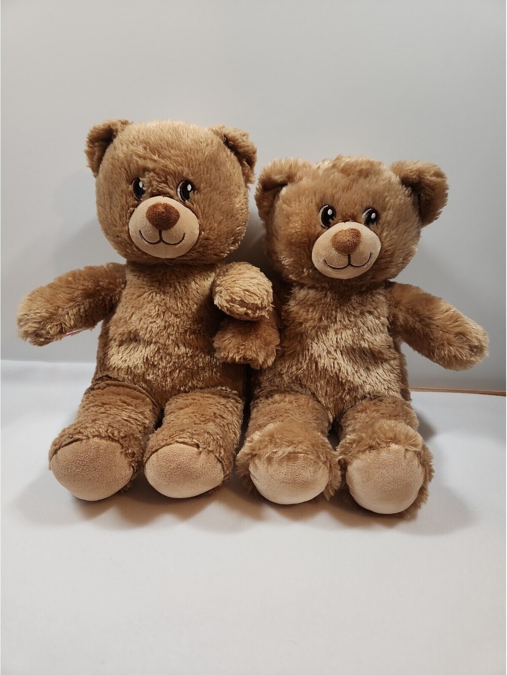 2 Build A Bear Brown Bears, 13" And 15"